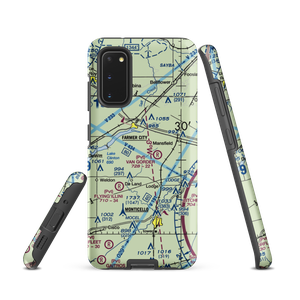 Niklaus RLA Restricted Landing Area (IS26) VFR Sectional Samsung Phone Case