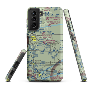 Nimsick Airport (3MO5) VFR Sectional Samsung Phone Case