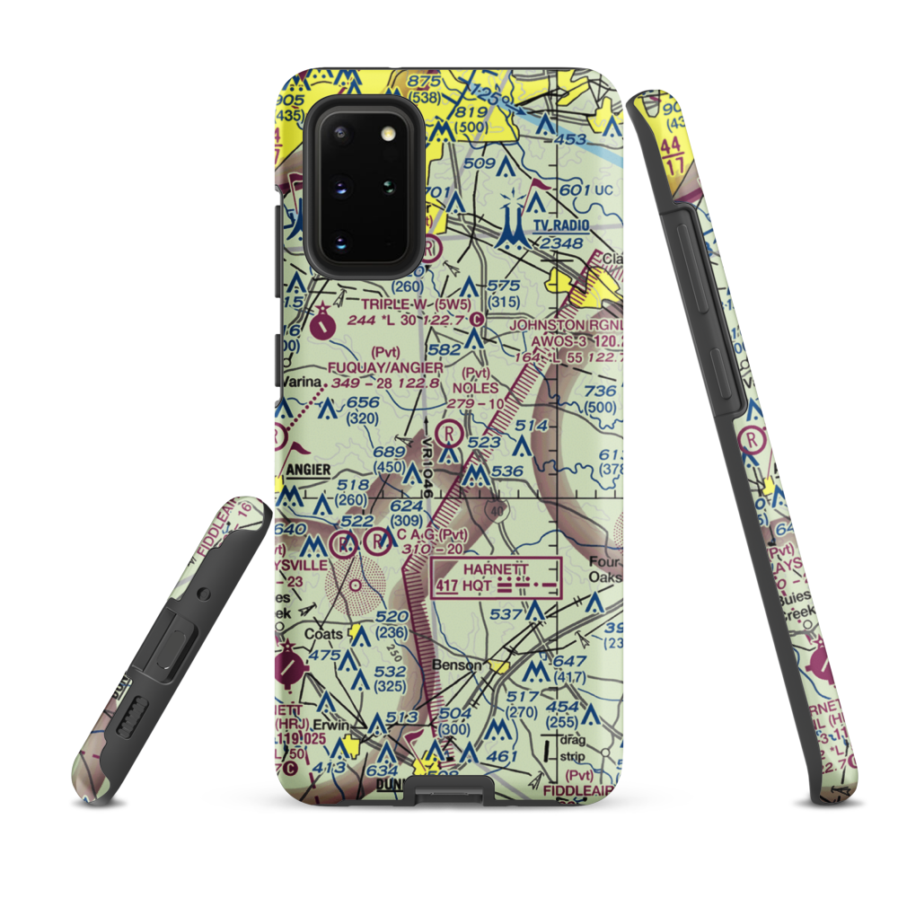 Noles Field (4NC2) VFR Sectional Samsung Phone Case Samsung Galaxy S20 Plus model shown