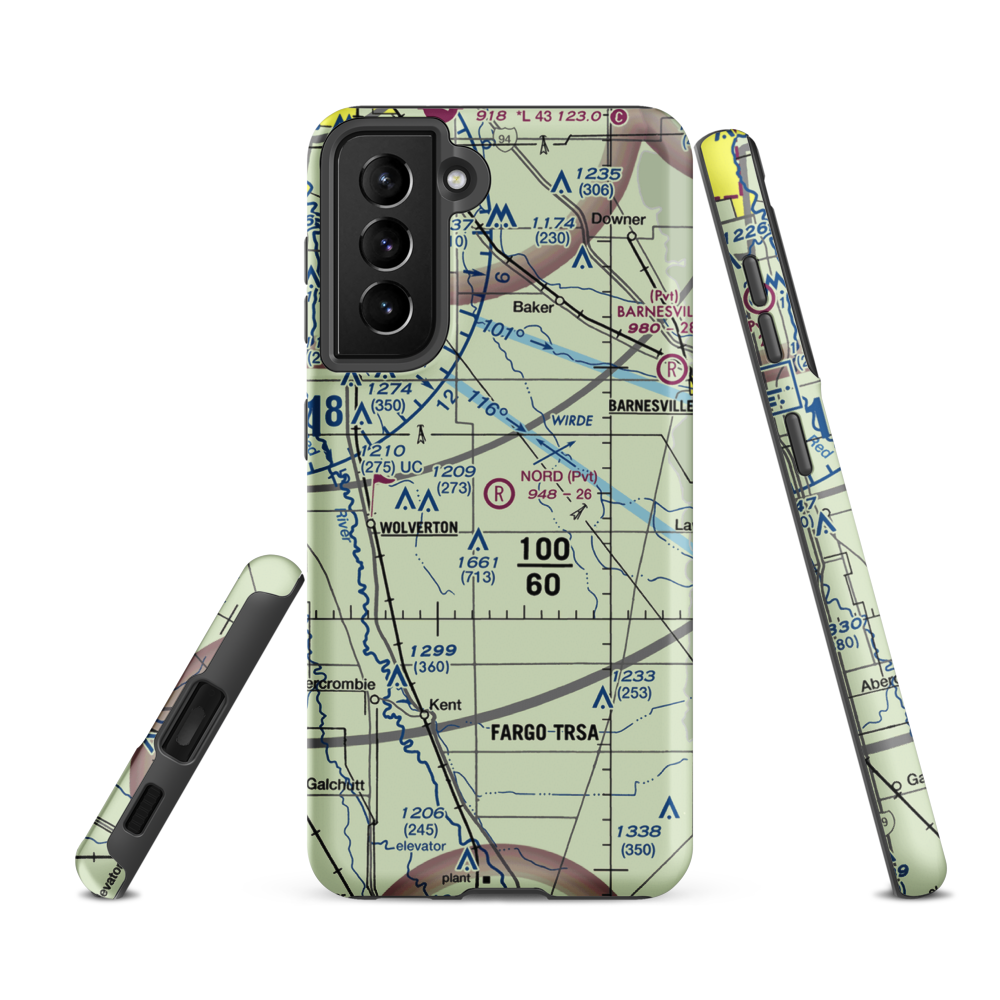 Nord Field (MY07) VFR Sectional Samsung Phone Case Samsung Galaxy S21 FE model shown