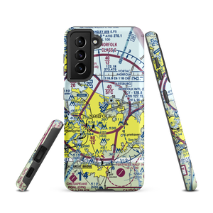 Norfolk International Airport (ORF) VFR Sectional Samsung Phone Case