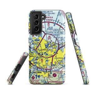 Norfolk International Airport (ORF) VFR Sectional Samsung Phone Case