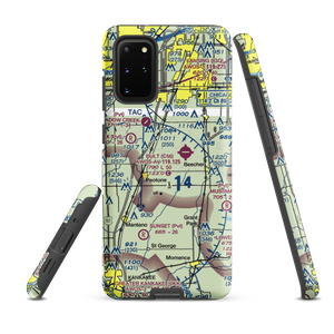 Norman Airport (89LL) VFR Sectional Samsung Phone Case