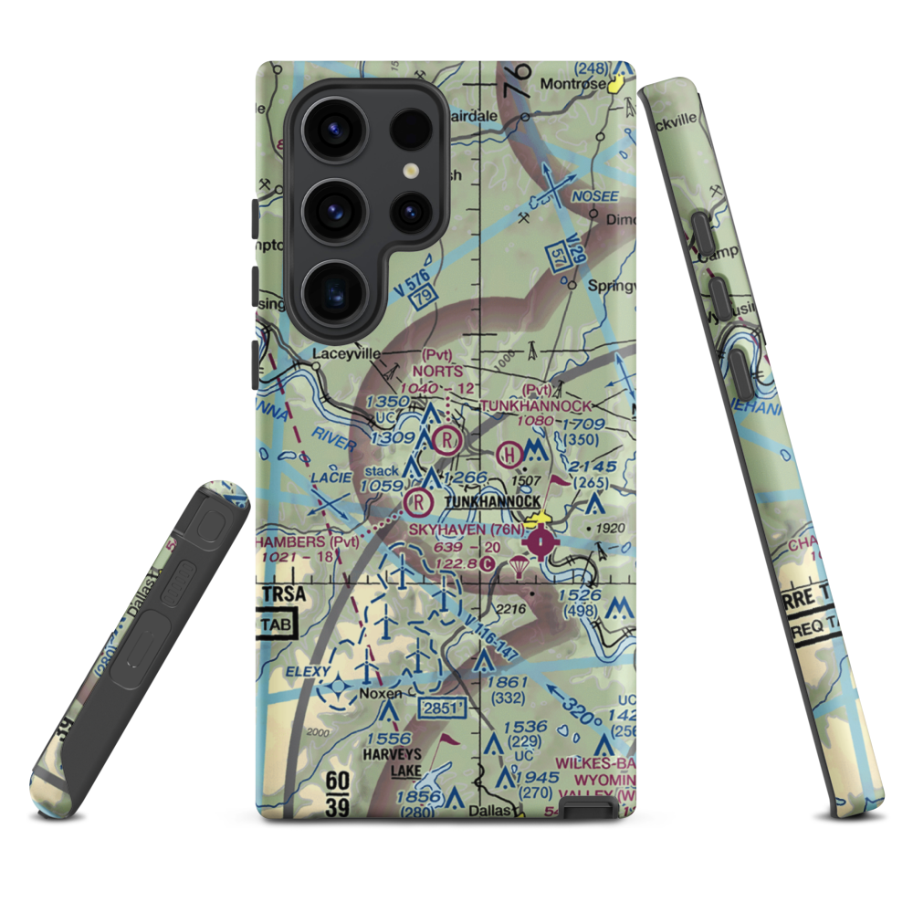 Nort's Resort Airport (01PS) VFR Sectional Samsung Phone Case Samsung Galaxy S23 Ultra model shown