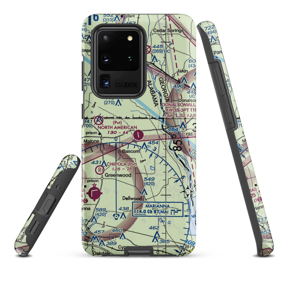 North American Farms Airport (56FD) VFR Sectional Samsung Phone Case Samsung Galaxy S20 Ultra model shown