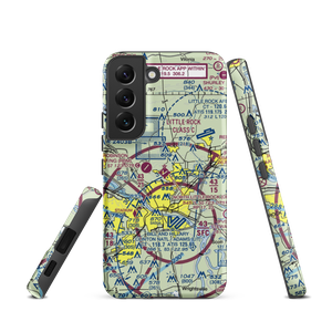 North Little Rock Municipal Airport (ORK) VFR Sectional Samsung Phone Case