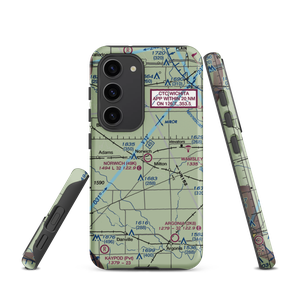 Norwich Airport (49K) VFR Sectional Samsung Phone Case