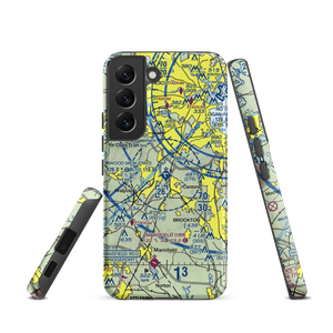 Norwood Memorial Airport (OWD) VFR Sectional Samsung Phone Case