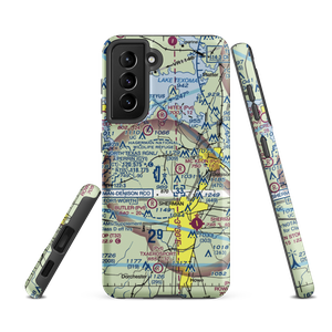 Nuggs Flying M Airport (TE68) VFR Sectional Samsung Phone Case