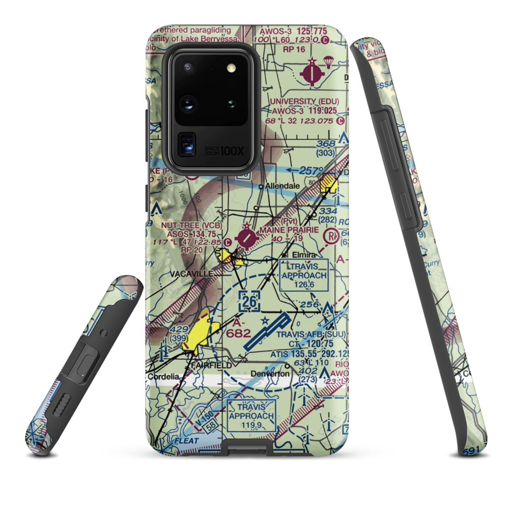 Nut Tree Airport (VCB) VFR Sectional Samsung Phone Case Samsung Galaxy S20 Ultra model shown