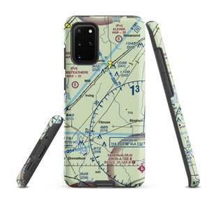 O K Flying Club Inc Airport (28IS) VFR Sectional Samsung Phone Case