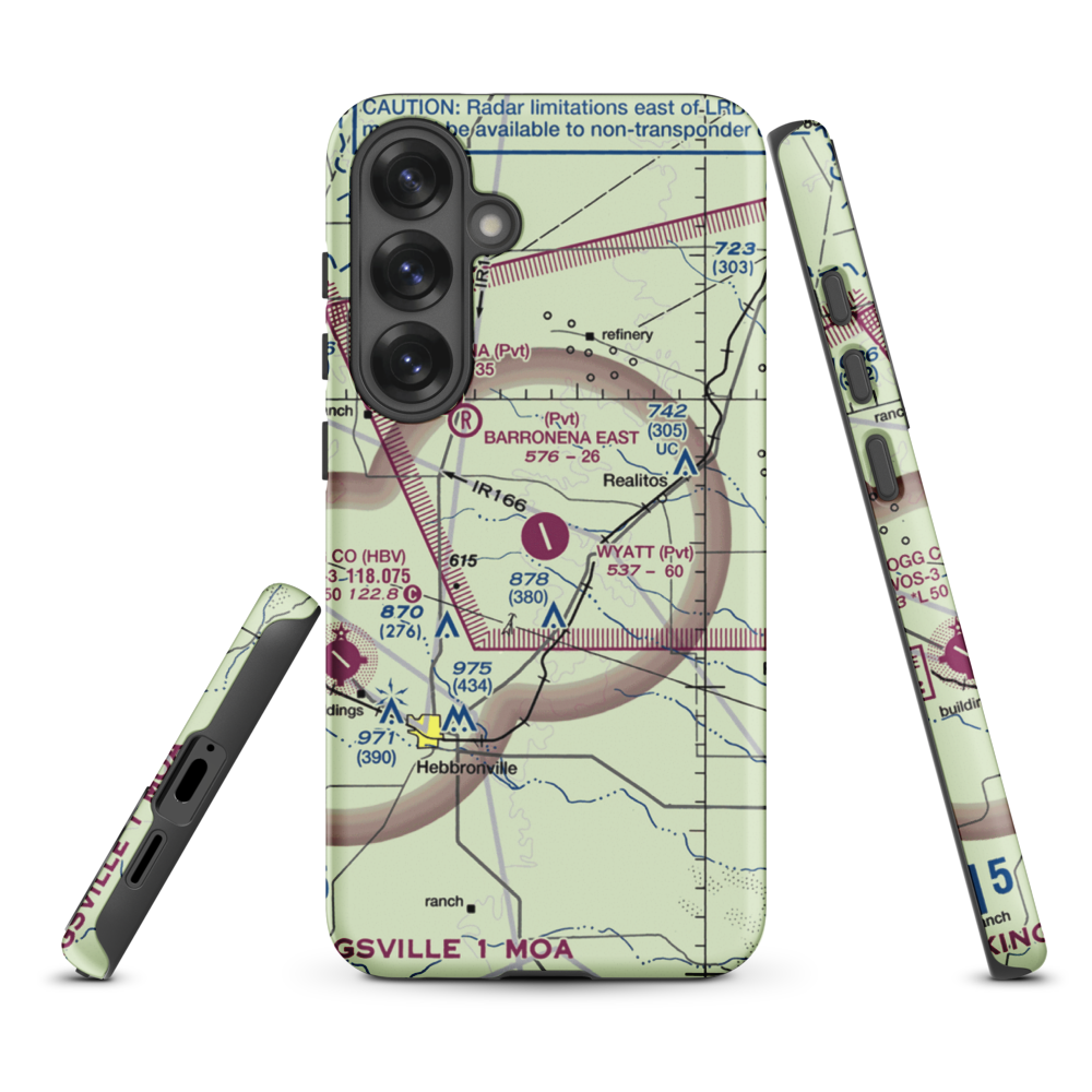 O S Wyatt Airport (14TS) VFR Sectional Samsung Phone Case Samsung Galaxy S25 Plus model shown