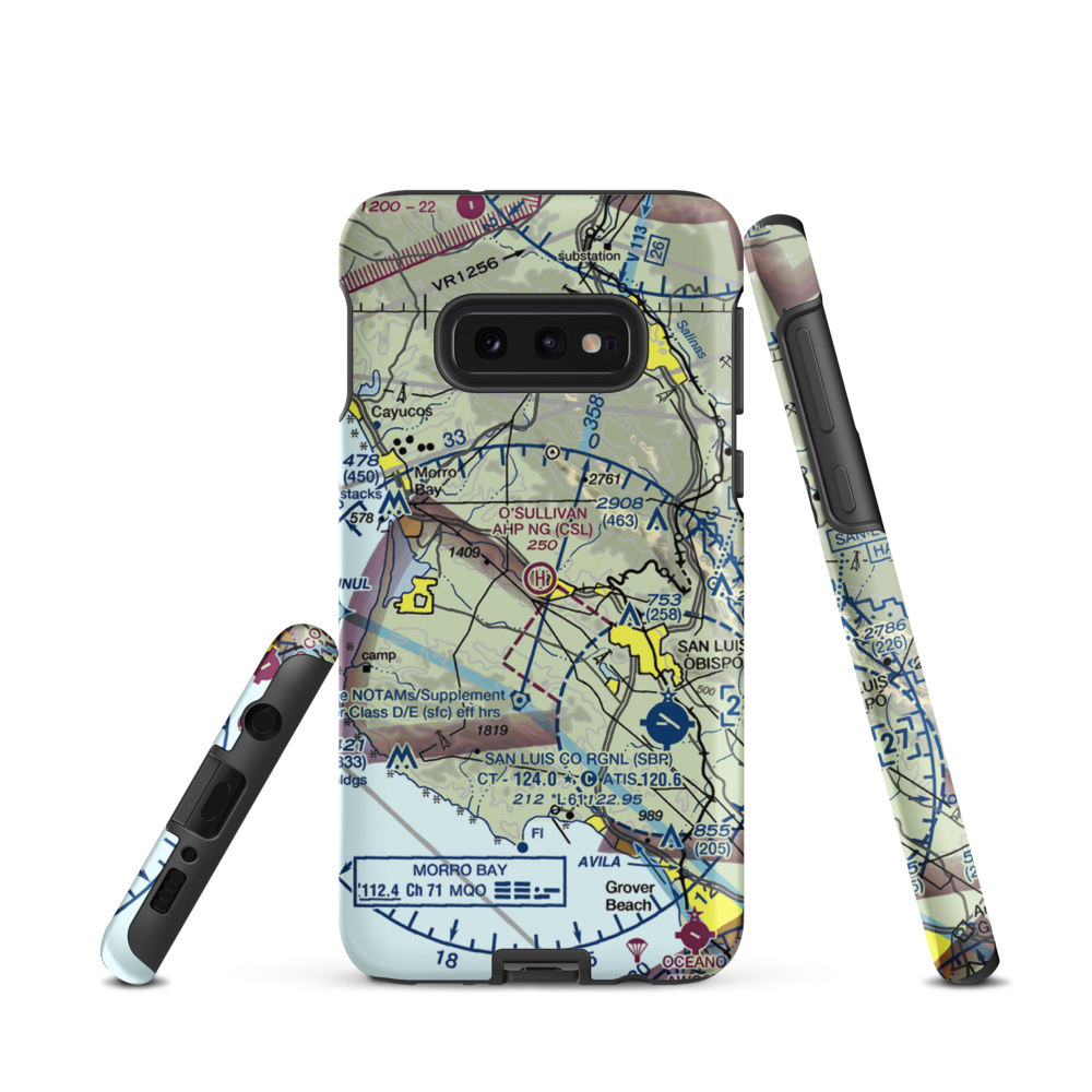 O'Sullivan Army Heliport (CSL) VFR Sectional Samsung Phone Case Samsung Galaxy S10 Plus model shown