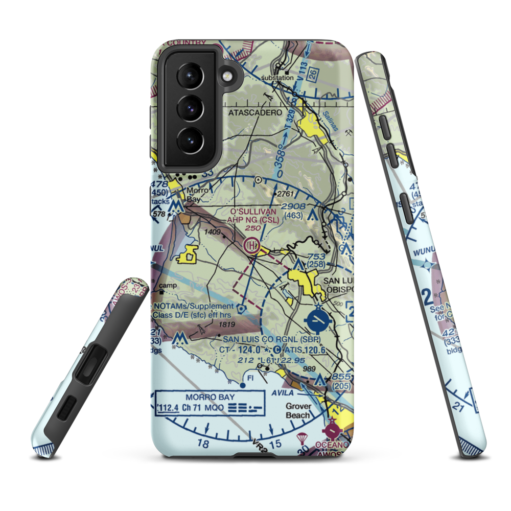 O'Sullivan Army Heliport (CSL) VFR Sectional Samsung Phone Case Samsung Galaxy S21 FE model shown
