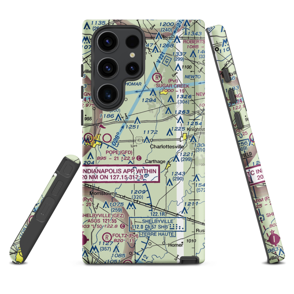 Oakes Field (66IN) VFR Sectional Samsung Phone Case Samsung Galaxy S23 Ultra model shown