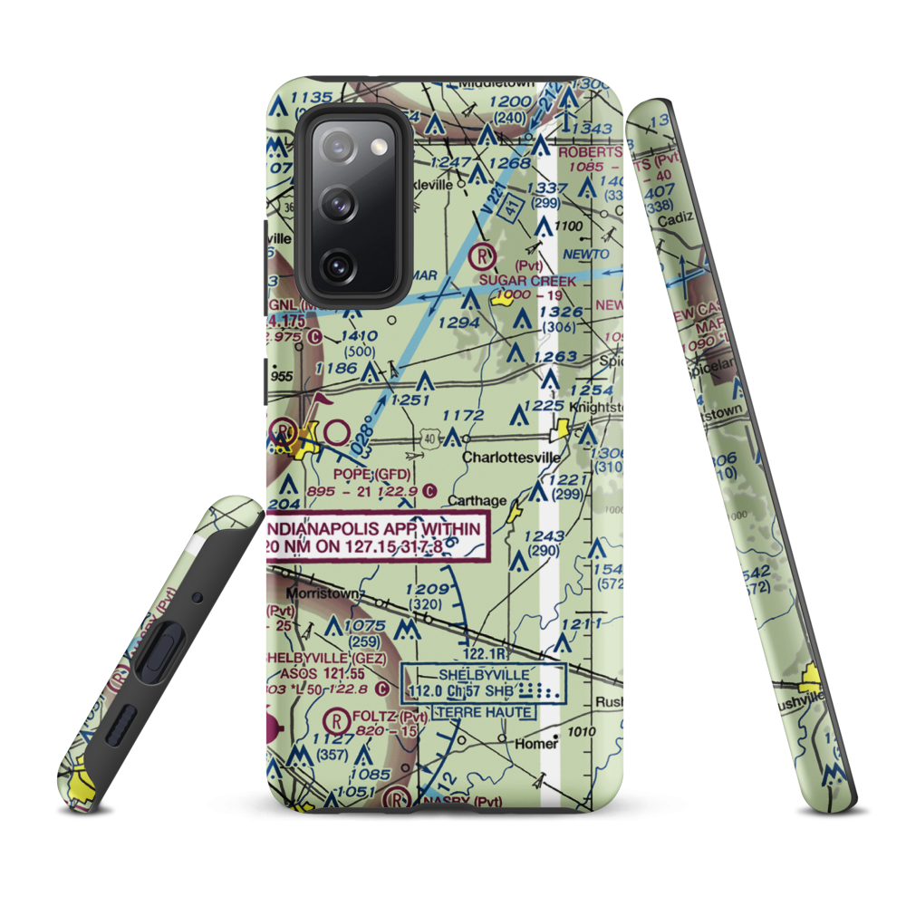 Oakes Field (66IN) VFR Sectional Samsung Phone Case Samsung Galaxy S20 FE model shown