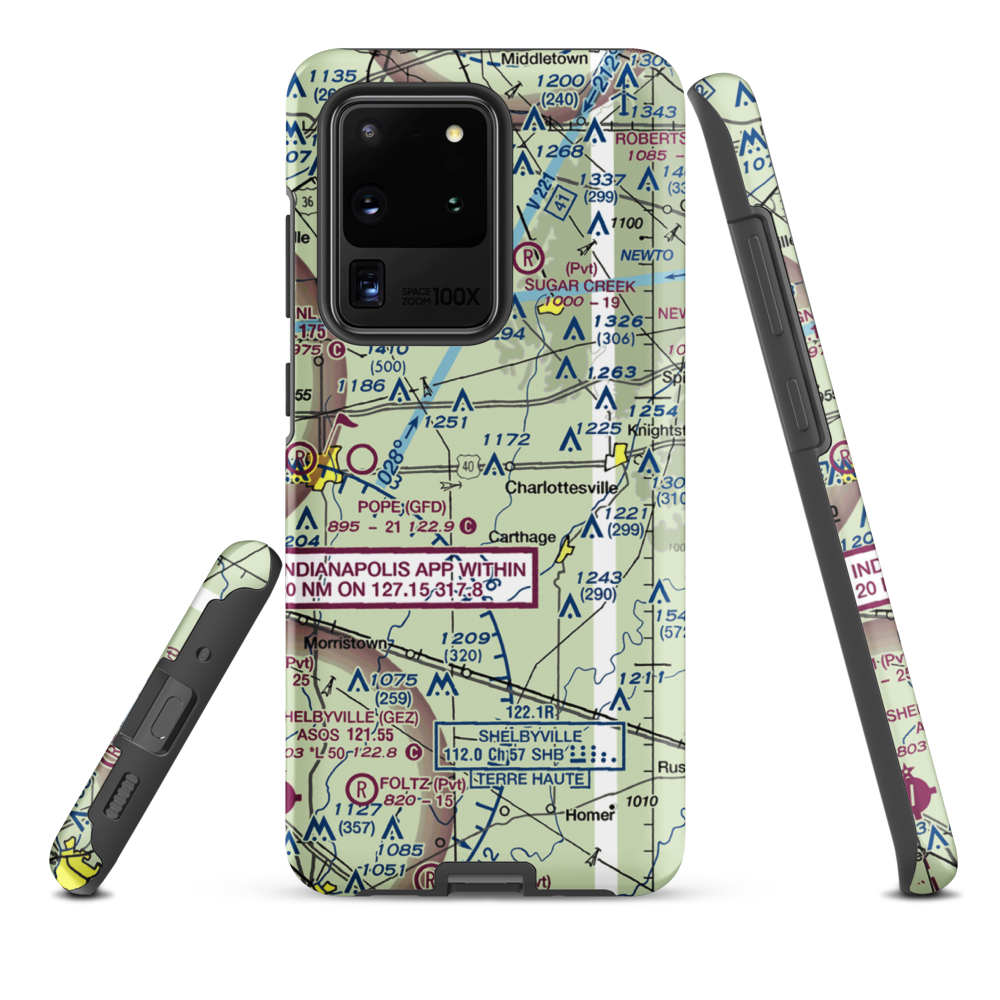 Oakes Field (66IN) VFR Sectional Samsung Phone Case Samsung Galaxy S20 Ultra model shown