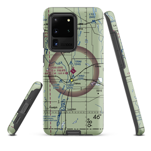 Oakes Municipal Airport (2D5) VFR Sectional Samsung Phone Case
