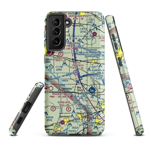 Oakfield RLA Airport (IL85) VFR Sectional Samsung Phone Case