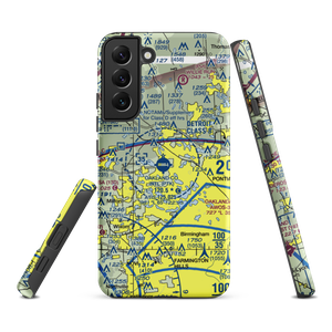 Oakland County International Airport (PTK) VFR Sectional Samsung Phone Case