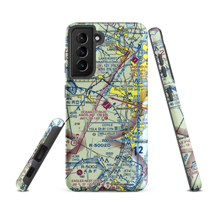 Ocean County Airport (MJX) VFR Sectional Samsung Phone Case