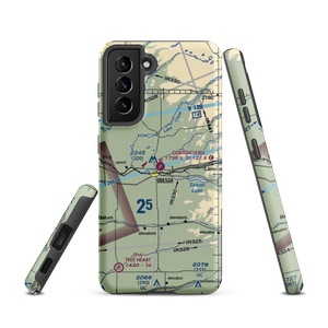 Odessa Municipal Airport (43D) VFR Sectional Samsung Phone Case