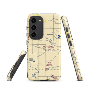 Oglesby Farms Inc Airport (MT87) VFR Sectional Samsung Phone Case