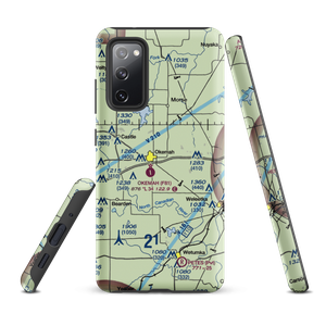 Okemah Flying Field (F81) VFR Sectional Samsung Phone Case