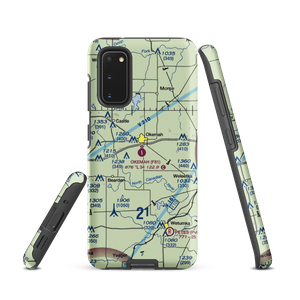 Okemah Municipal Airport (F81) VFR Sectional Samsung Phone Case