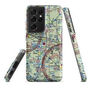 Old Boston Airport (66OH) VFR Sectional Samsung Phone Case