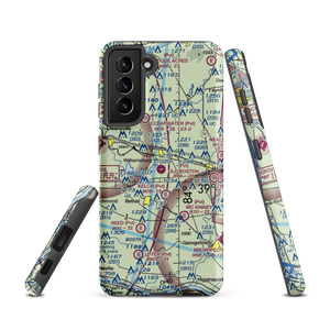 Old Boston Airport (66OH) VFR Sectional Samsung Phone Case