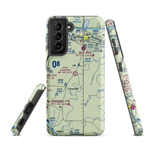 Oligrow Airport (LS15) VFR Sectional Samsung Phone Case