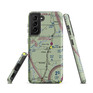 Oliver Airport (4TX7) VFR Sectional Samsung Phone Case