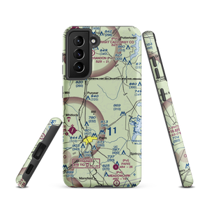 Oliver Landing Airport (42TN) VFR Sectional Samsung Phone Case