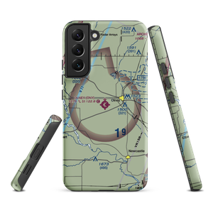 Olney Municipal Airport (ONY) VFR Sectional Samsung Phone Case