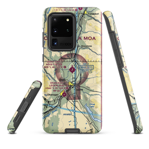 Omak Airport (OMK) VFR Sectional Samsung Phone Case