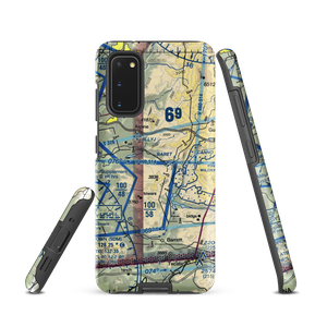 On the Rocks Airport (1CA6) VFR Sectional Samsung Phone Case