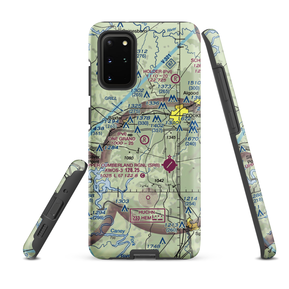One Grand Field (5TN9) VFR Sectional Samsung Phone Case Samsung Galaxy S20 Plus model shown