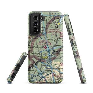 Oneonta Municipal Airport (N66) VFR Sectional Samsung Phone Case