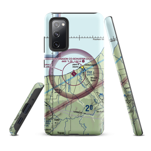 Ontonagon County Schuster Field (OGM) VFR Sectional Samsung Phone Case