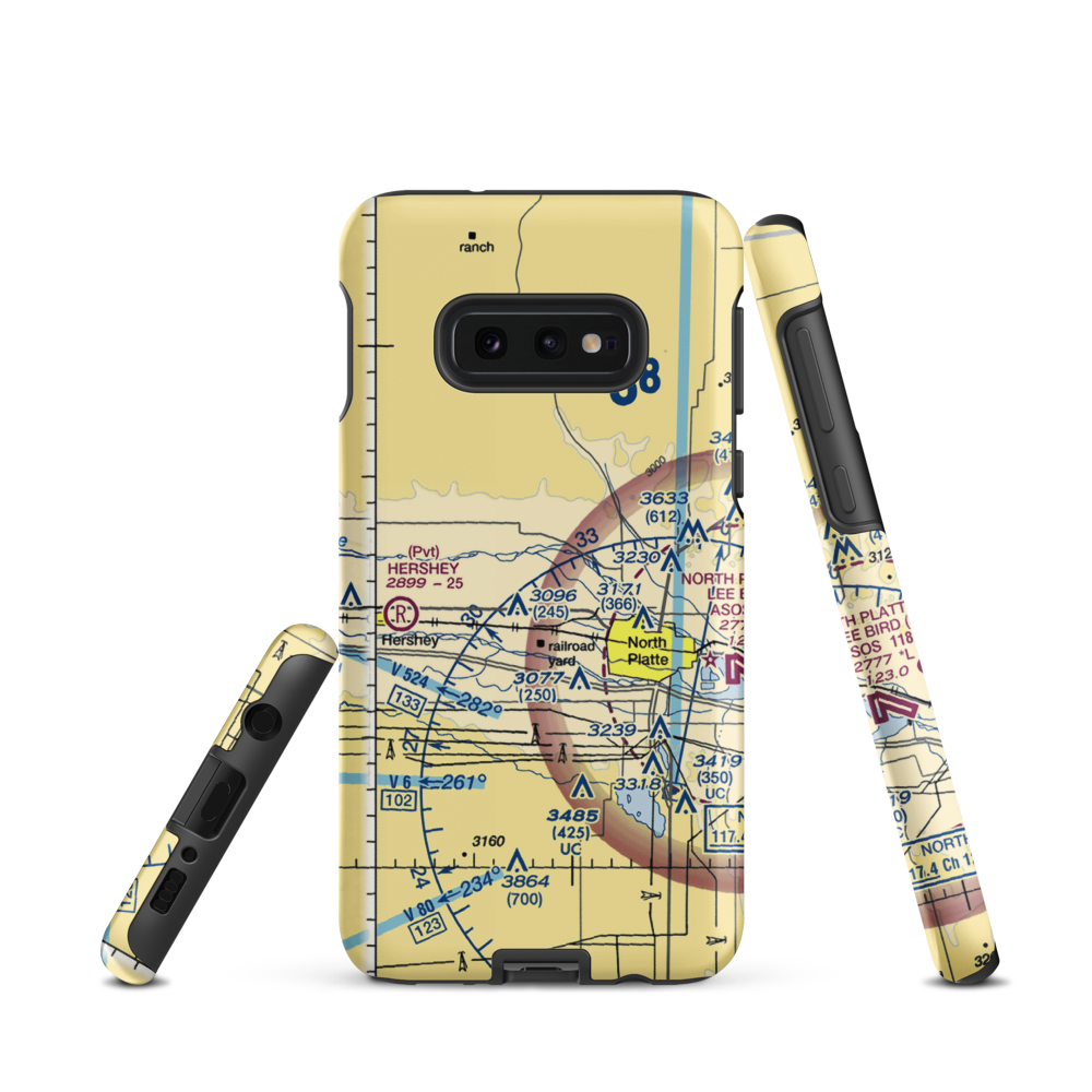 Orr Field (NE25) VFR Sectional Samsung Phone Case Samsung Galaxy S10 Plus model shown