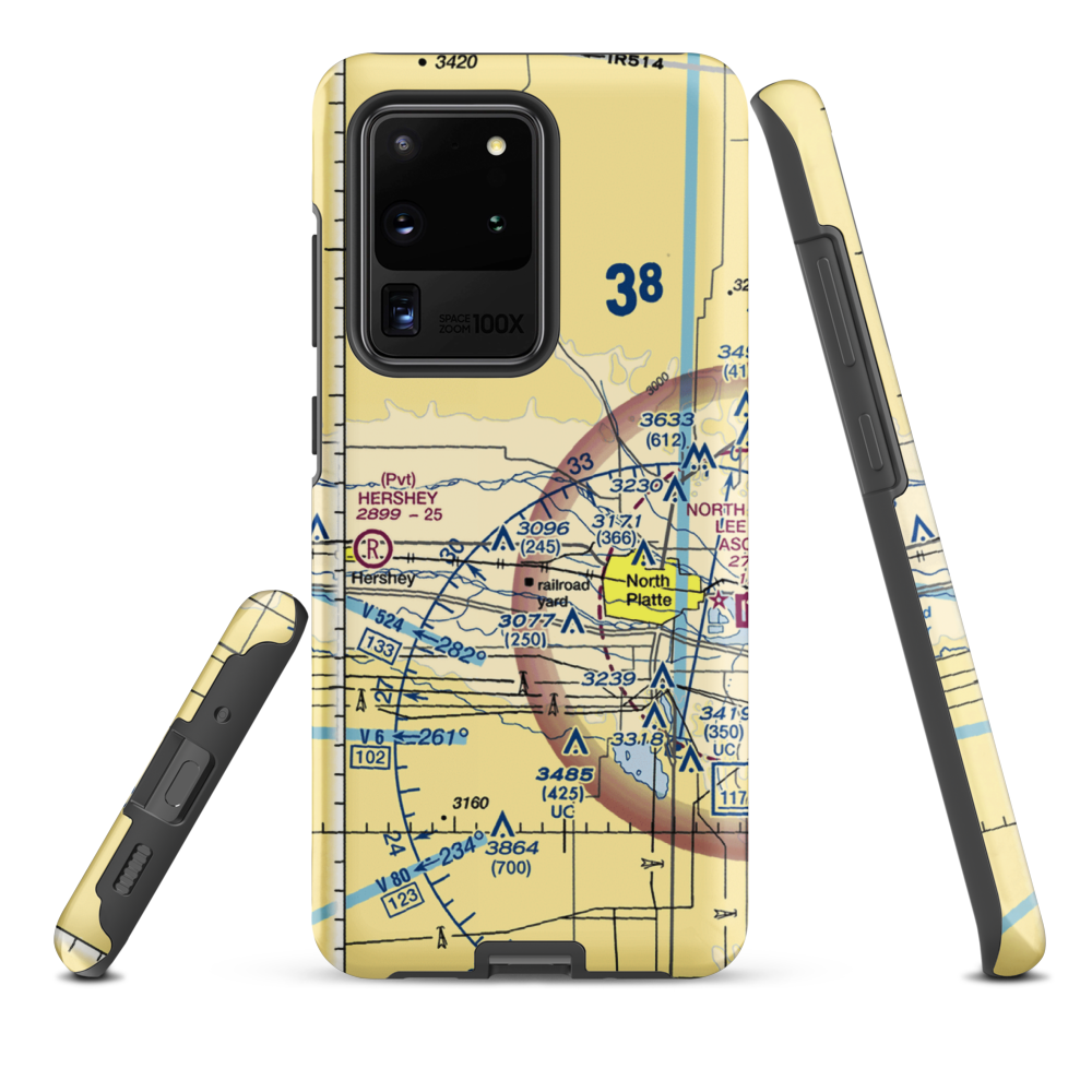 Orr Field (NE25) VFR Sectional Samsung Phone Case Samsung Galaxy S20 Ultra model shown