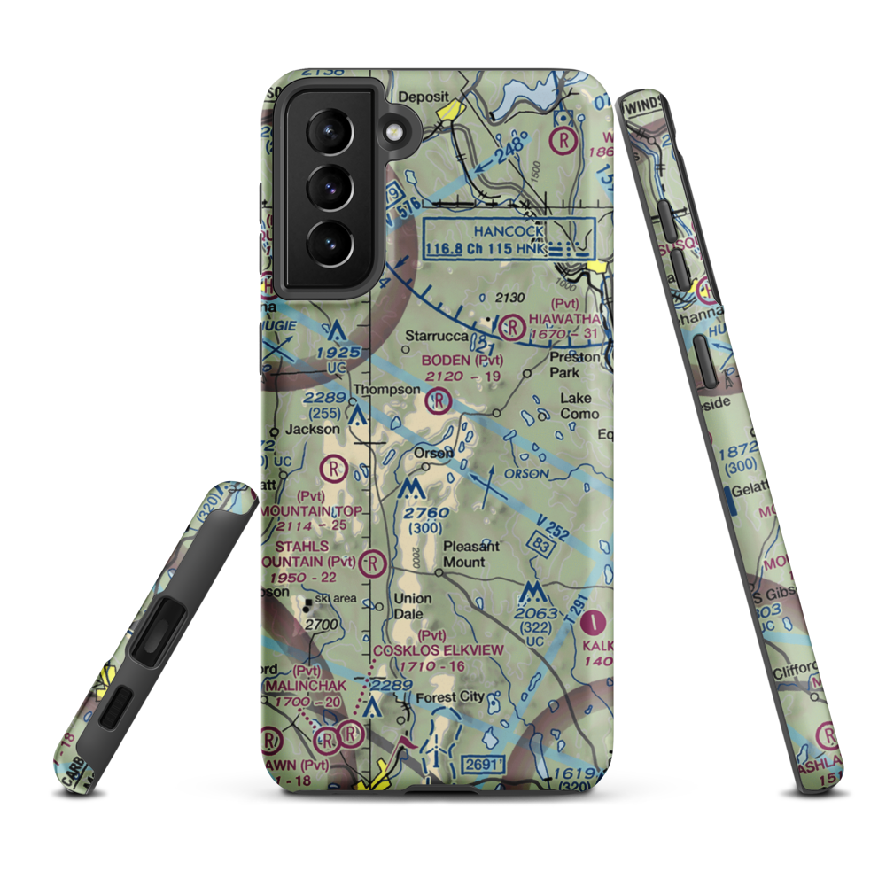 Orson Field (7PA4) VFR Sectional Samsung Phone Case Samsung Galaxy S21 Plus model shown