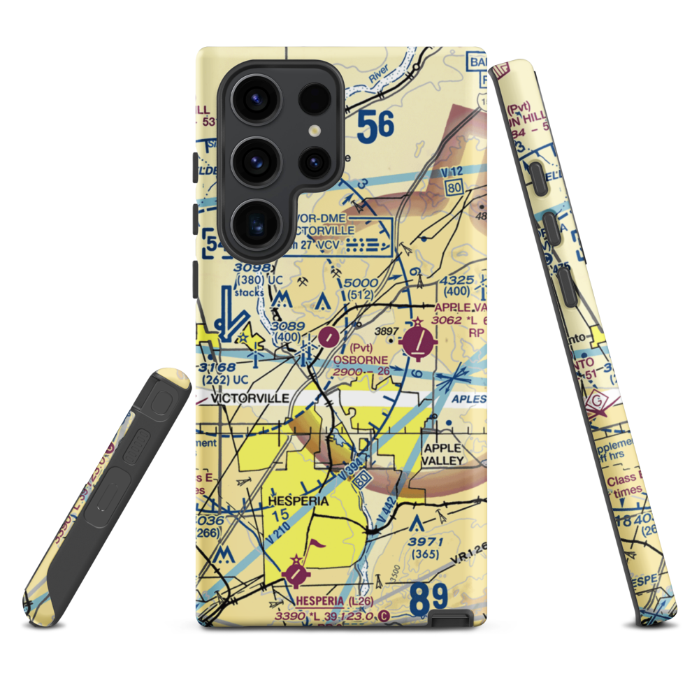 Osborne Airport (8CA0) VFR Sectional Samsung Phone Case Samsung Galaxy S23 Ultra model shown