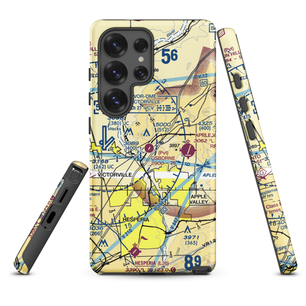 Osborne Airport (8CA0) VFR Sectional Samsung Phone Case Samsung Galaxy S25 Ultra model shown