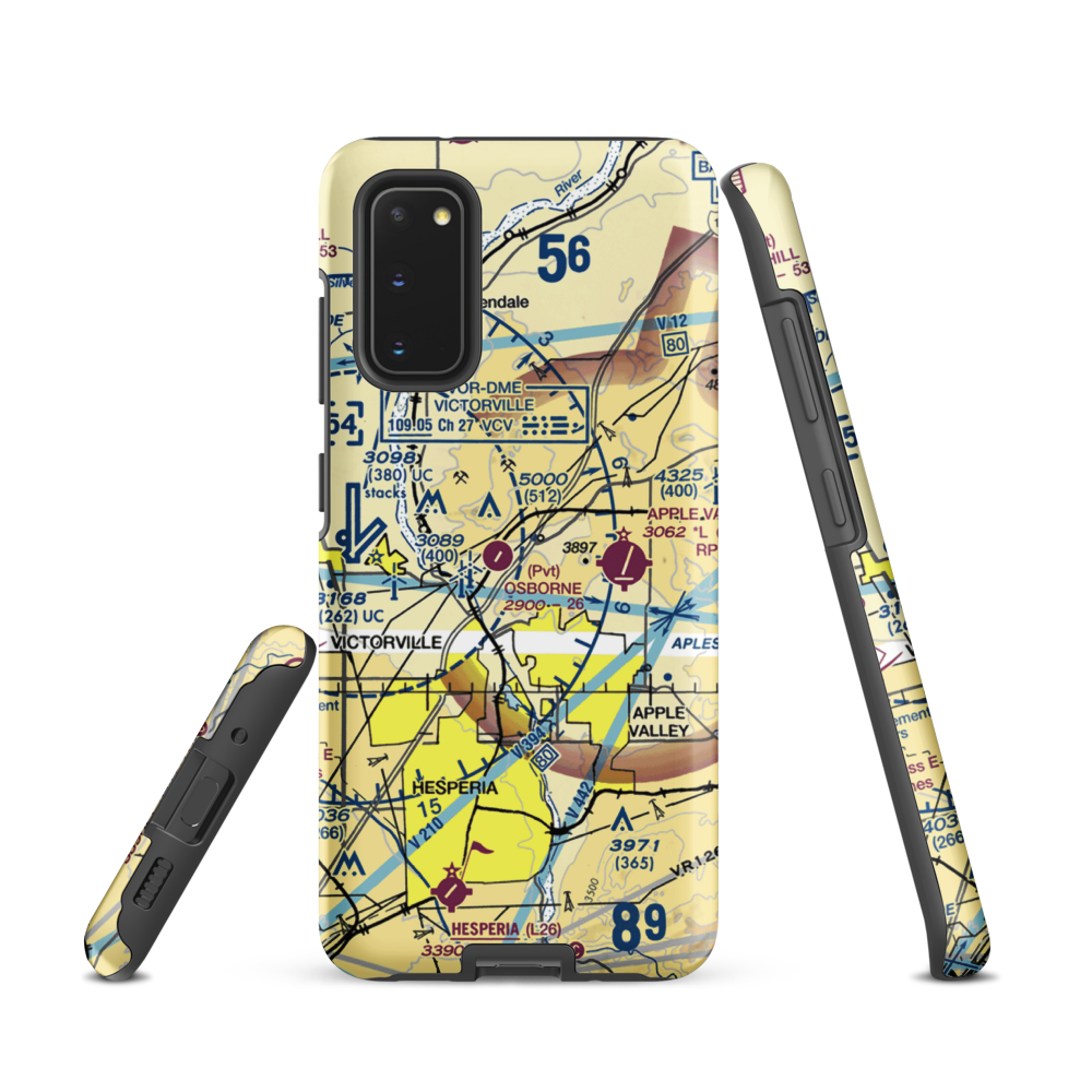 Osborne Airport (8CA0) VFR Sectional Samsung Phone Case Samsung Galaxy S20 model shown