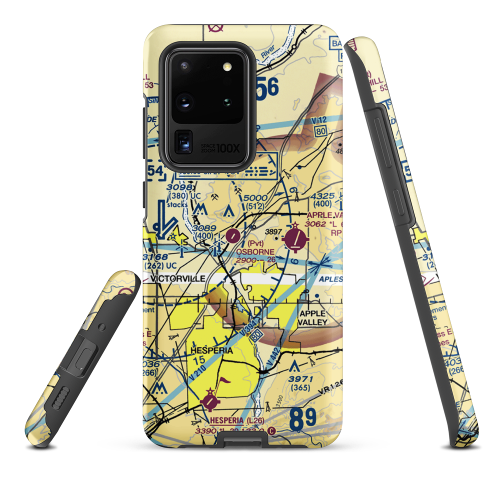 Osborne Airport (8CA0) VFR Sectional Samsung Phone Case Samsung Galaxy S20 Ultra model shown