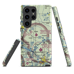 Oskaloosa Municipal Airport (OOA) VFR Sectional Samsung Phone Case