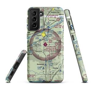 Ottawa Municipal Airport (OWI) VFR Sectional Samsung Phone Case