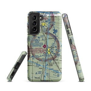 Owatonna Degner Regional Airport (OWA) VFR Sectional Samsung Phone Case